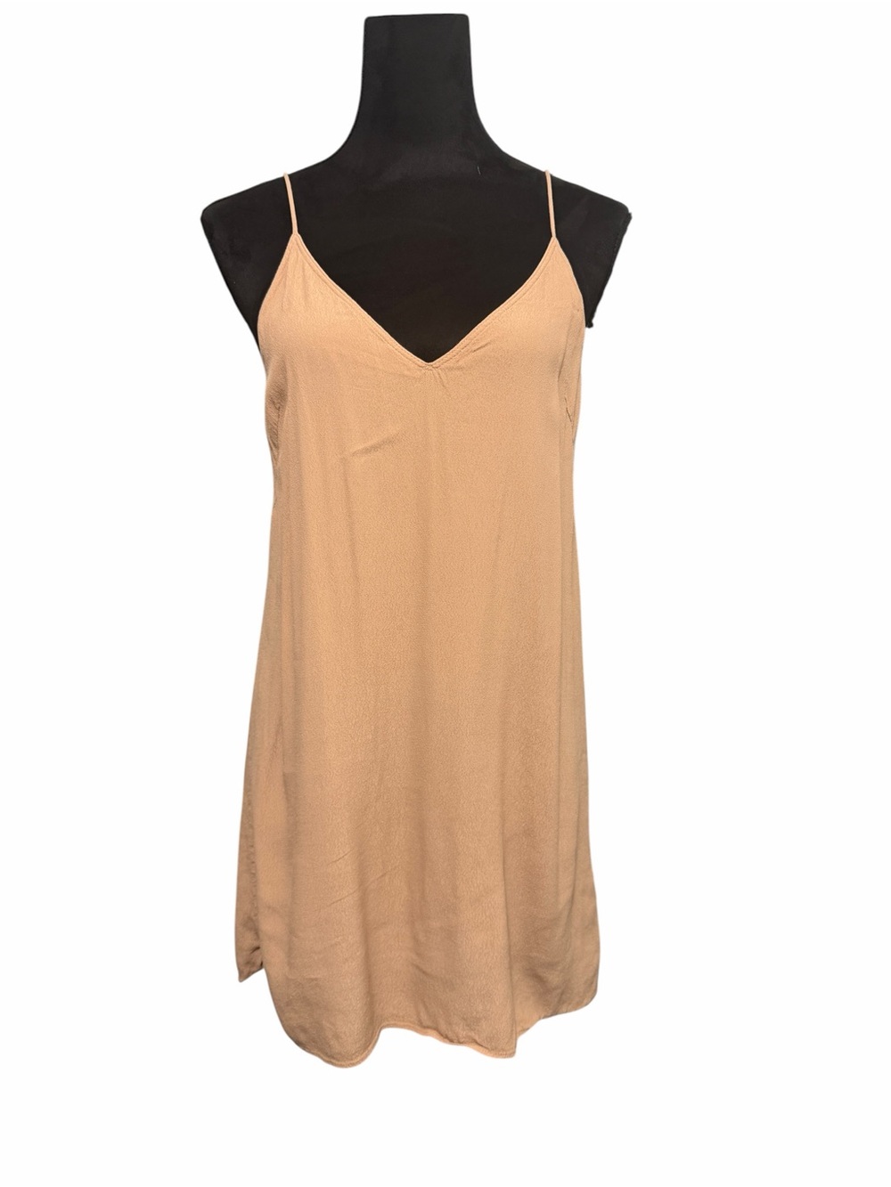 Aritzia Wilfred Free Slip Dress Camel